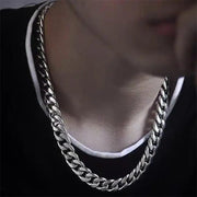 Men's Chain And Bracelet Set